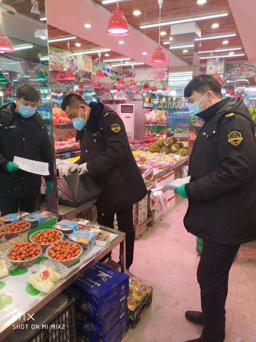 黑龙江省齐齐哈尔市龙沙区市场监管局织牢织密食品流通领域疫情防控网